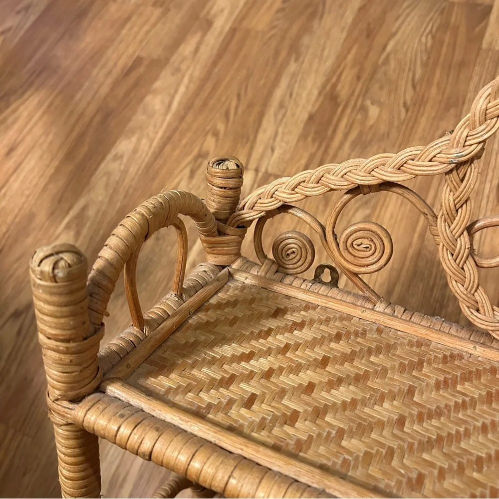 ‼️Rattan / Wicker Hanging Wall Shelf‼️